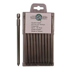 #2 x 4-1/2" Phillips Drive Power Bit (10/Box)
