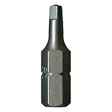 #1 x 1" Square Drive Insert Bit (100/Pack)