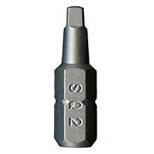 #2 x 1" Square Drive Insert Bit (100/Pack)