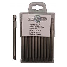 #3 x 3-1/2" Phillips Drive Power Bit (10/Box)