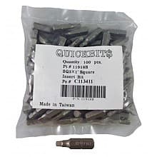 #3 x 1" Square Drive Insert Bit (100/Pack)