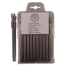T30 x 3-1/2" Torx Drive Power Bit (10/Box)