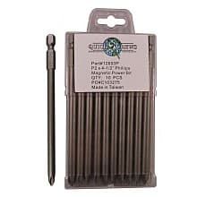 #2 x 4-1/2" Phillips Drive Magnetic Power Bit (10/Box)
