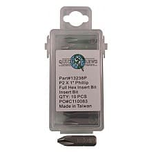 #2 x 1" Phillips Drive Insert Bit (10/Box)