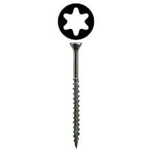 Quickscrews Flat Head Assembly Screws, Torx Drive Coarse Thread with Nibs and Type 17 Auger Point