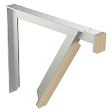 EH Series 18" Vanity Support Bracket, Mill Finish