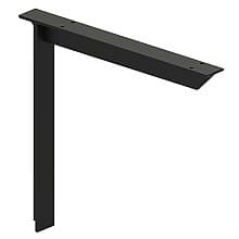 EH Series 24" Flush Mount Bracket, Black Finish