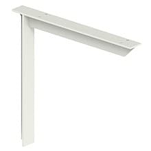 EH Series 24" Flush Mount Bracket, Off-White/Prime Finish