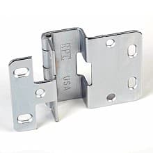 844 1-1/16" Five Knuckle Institutional Door 270° Opening Hinge, Overlay, Dull Chrome