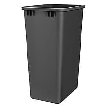 50 Quart Replacement Waste Container, Black