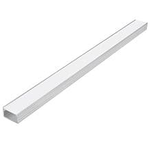 Infinex Aluminum Flush Extrusion with Milk Diffuser, 94", Satin Clear