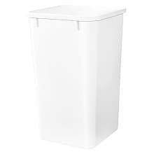 27 QT Replacement Bin for Rev-A-Shelf Trash Pullout, White