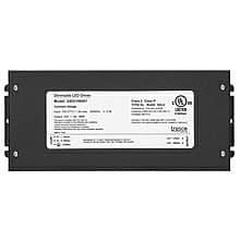T623 96W Wall Dimmable Hardwire Power Supply, 8-11/16", Black