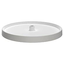Full-Circle 1 Tray Value Line Lazy Susan, White