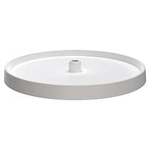 Full-Circle 1 Tray Value Line Lazy Susan, White