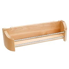 1-Tier Wood Door Storage Tray with Screw Clips