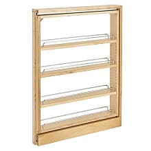 30" 3-Shelf Filler Pullout Organizer Full-Extension, Wood