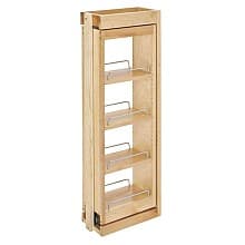 3-Shelf Filler Pullout Organizer with Soft-Closing, Maple, 33" Height