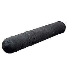 434 6" Single Extension Peg, Rubberized Black (6/Box)