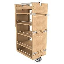 5-Shelf Tall Cabinet Pullout Pantry Organizer with Fulterer Soft-Close Slide