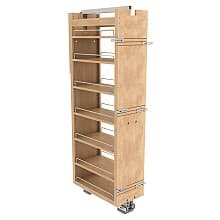 Tall Cabinet Pullout Pantry Organizer with Fulterer Soft&#45;Close Slide