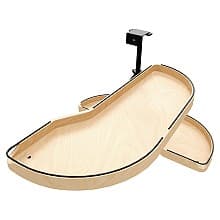 15" Two-Tier Craftsman Collection Girasolo with Soft-Close/Black Accent, Light Brown