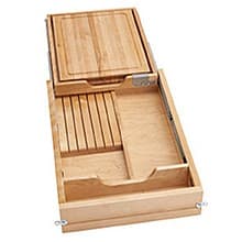 15" Combination Knife Holder/Cutting Board Drawer for 15" Cabinet Opening