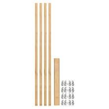 42-5/16" x 7/8" 4PILU Wood Pilaster System, Light Brown