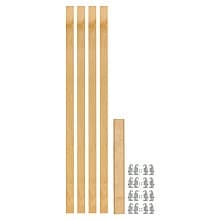 42-5/16" x 1-1/8" 4PILU Wood Pilaster System, Light Brown