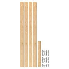 49-7/8" x 2-3/8" 4PILU Wood Pilaster System, Light Brown