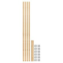 57-7/16" x 7/8" 4PILU Wood Pilaster System, Light Brown
