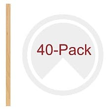 7/8" 4PILU Wood Pilaster System, Light Brown (40/Box)