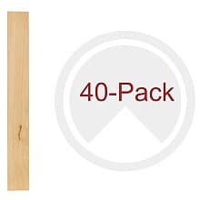 2-3/8" 4PILU Wood Pilaster System, Light Brown (40/Box)