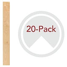 2-3/8" 4PILU Wood Pilaster System, Light Brown