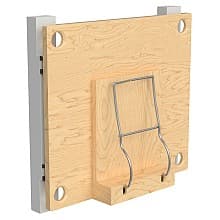 21-21/32" Universal Holder Pull-Out, Clear
