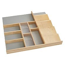 21-3/4" Vanity Drawer Insert Organizer, Semi-gloss