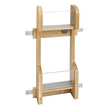 2-Tier Vanity Door-Mount Storage Rack