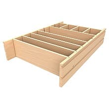 Deep Drawer Divider Insert, Clear Polyurethane