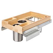 Utensil Drawer Pullout with Soft-Closing, Semi-Gloss