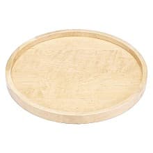 Full-Circle Wood Lazy Susan Tray, Undrilled, No Hardware