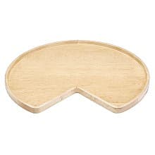 28" Kidney 1 Tray Lazy Susan with Bearing and Stop