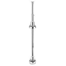 4WLS Telescoping Shaft for 1" Kidney 2 Tray Lazy Susan, Chrome Plated (5/Box)