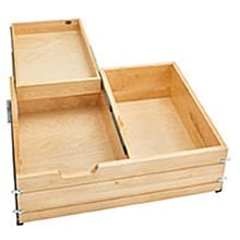 4WTCDD 33" Two Tiered Deep Drawer with BLUMOTION Soft-Close for 36" Cabinet Opening, Semi-Gloss