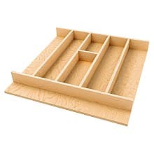 4WUT Right Fit Utility Drawer Insert, Light Brown