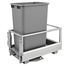 Single Bottom-Mount Waste Container Pullout, Rev-A-Motion Soft-Closing