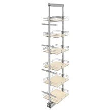 14-1/2" x 74-7/8" 6-Shelf Pullout Pantry, Maple