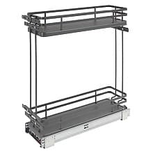 2-Shelf Pullout Organizer with Soft-Closing, Orion Gray