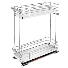 2-Shelf Pullout Organizer with Soft-Closing, Gray
