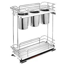 2-Shelf Pullout Organizer with Soft-Closing, 24" Height