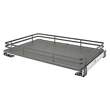 32-11/16" 2-Tier Shelf Pullout with BLUMOTION Soft-Closing for 36" Cabinet Opening, Orion Gray